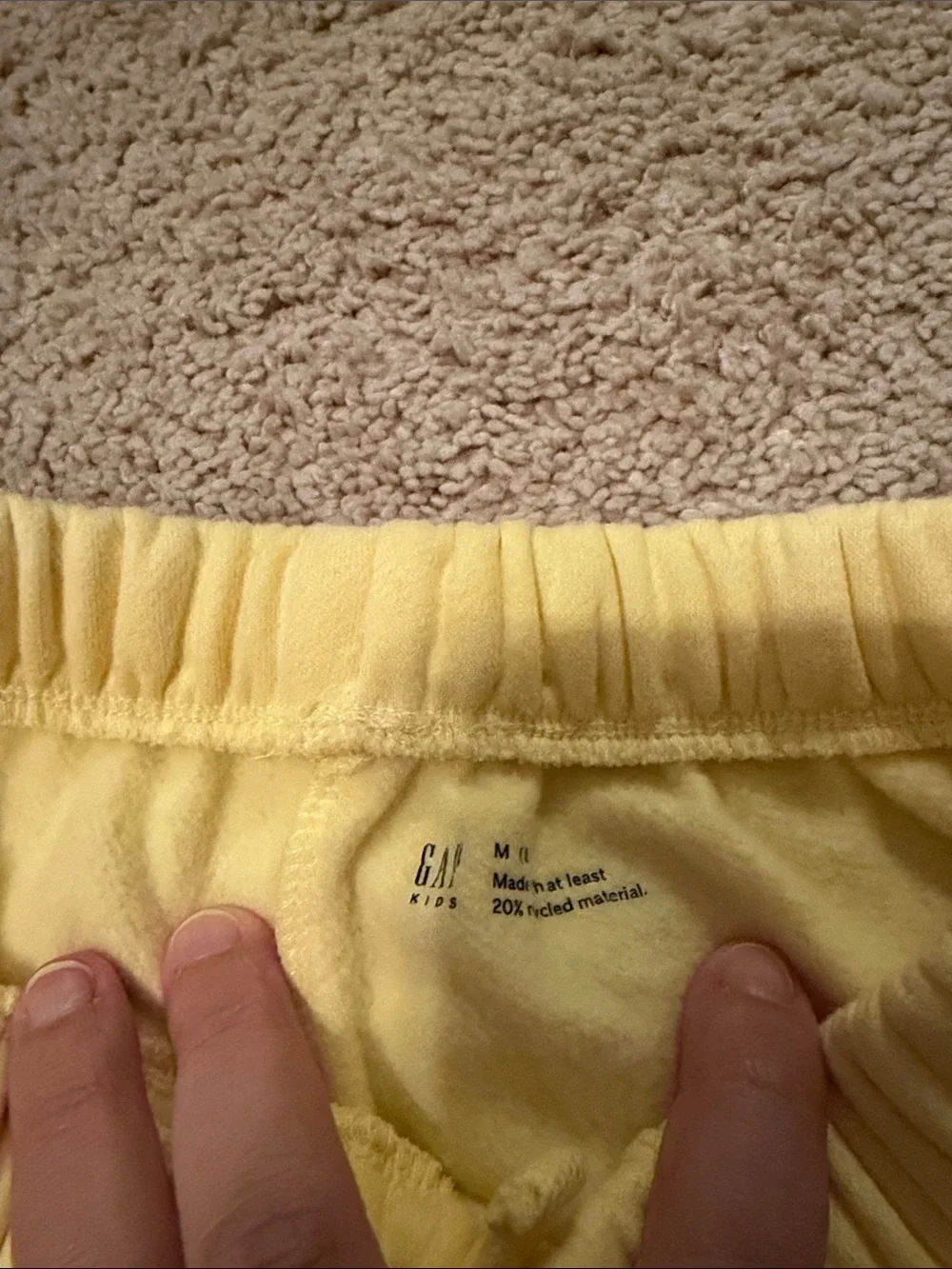 GAP Kids Yellow Elastic Waist Shorts